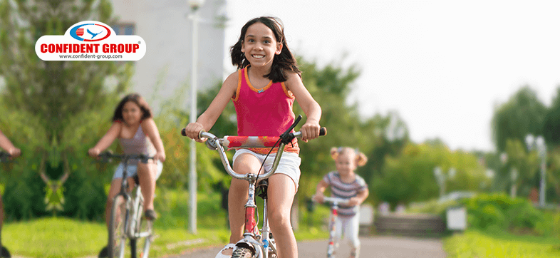 Kids Cycling