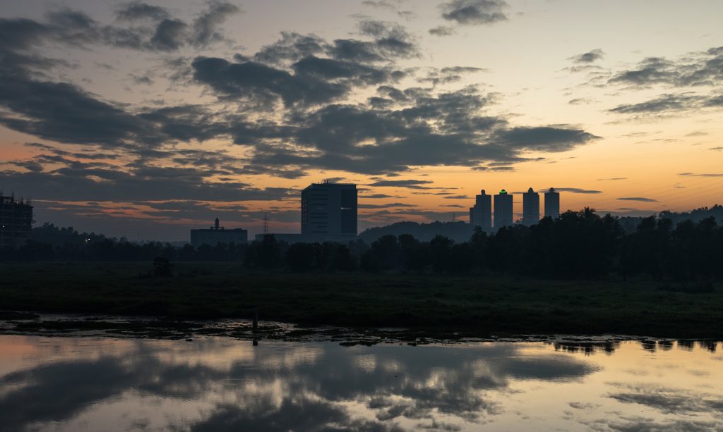 Sunset In Kochi