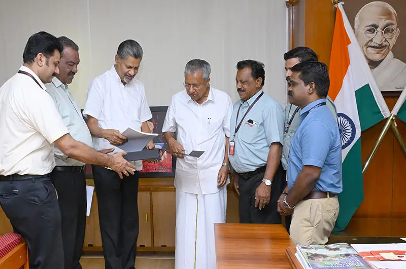 Innovation Meets Sustainability: Grey Water Reuse Research Report Handed Over to Hon. Chief Minister of Kerala