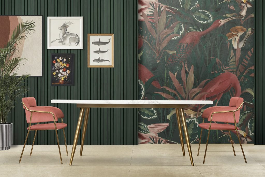 floral wall painting designs