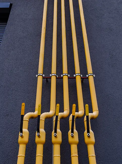 Centralised gas system