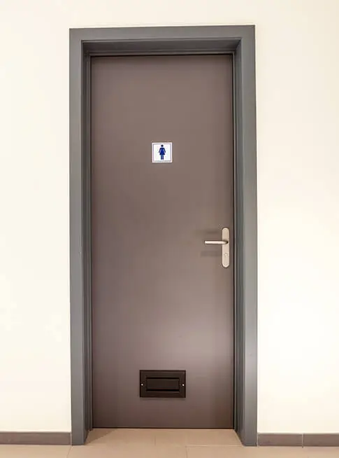 Confident Nature Servants/drivers toilet