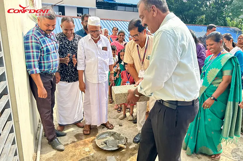 Helping Hand - Foundation Ceremony Held for Classroom Development