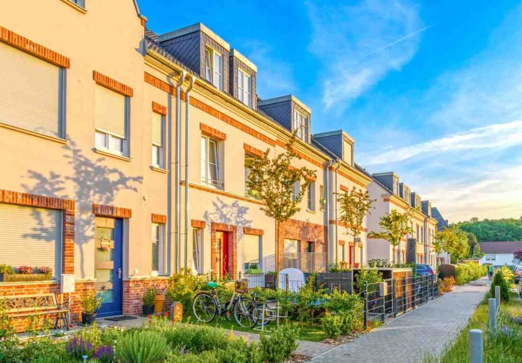 modern row houses