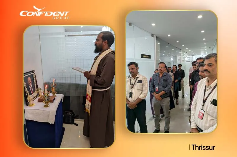 Confi Day Prayer Held at All Confident Group Offices Across Kerala