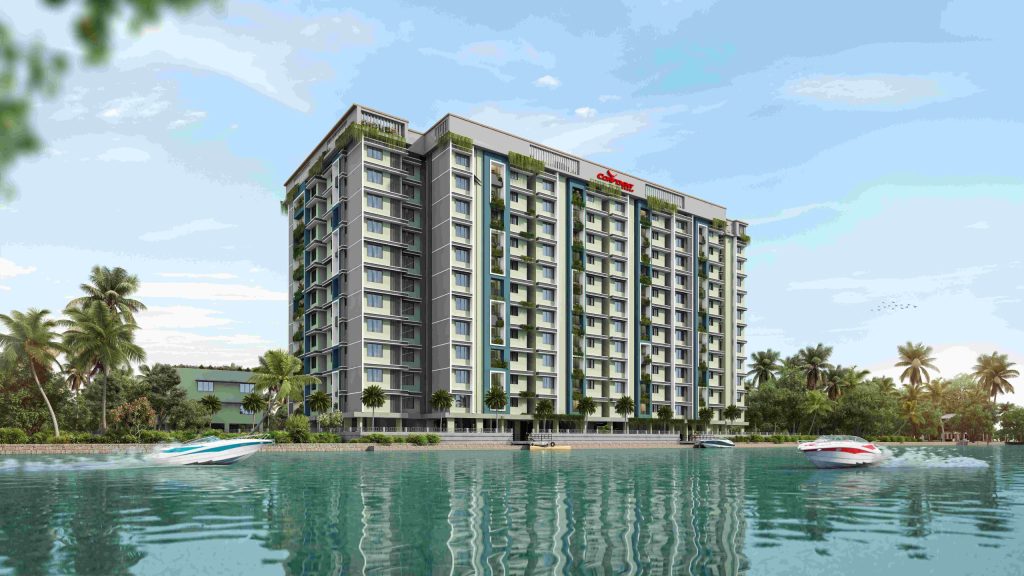 lakefront apartments - confident lakeside in Kochi,  Kakkanad