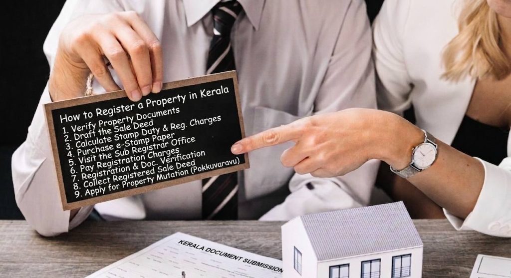 steps to how to register a property in kerala