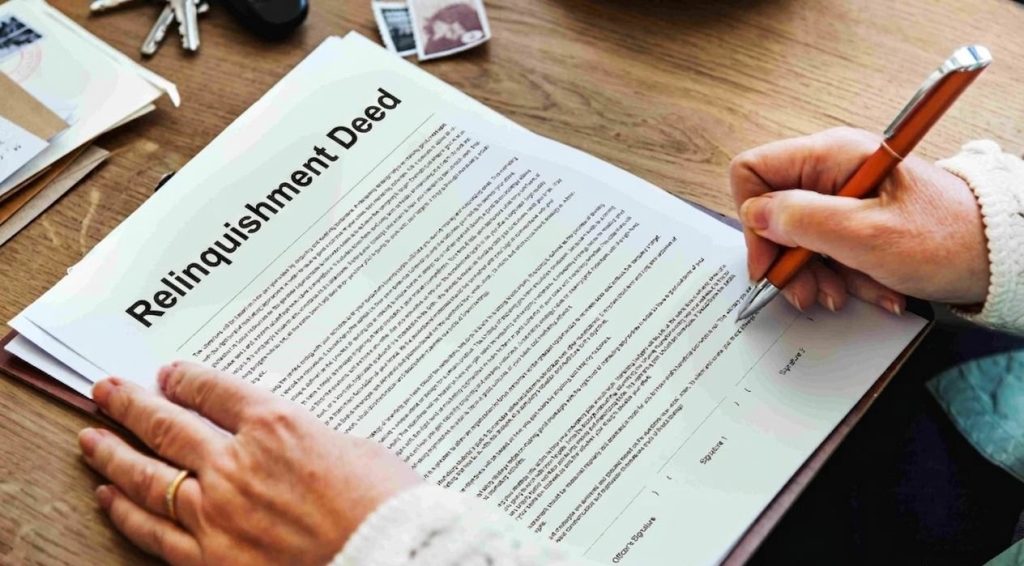 relinquishment deed example