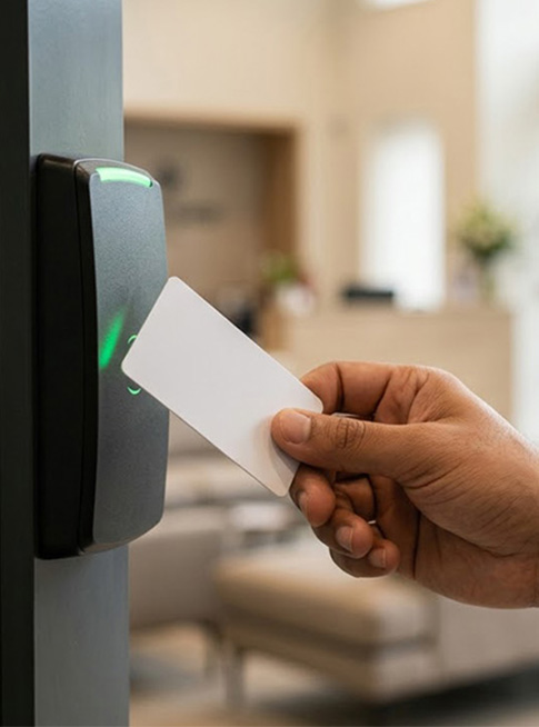 Confident Gateway Ac visitors reception with access control