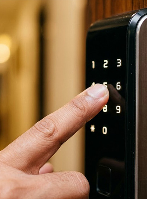 Confident Gateway Electronic door & mechanical lock for main door  in individual flats